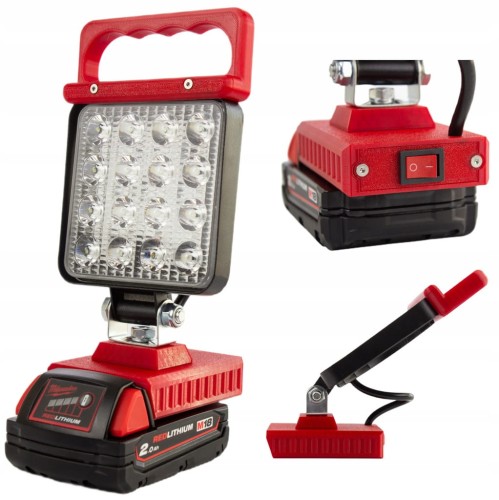 Lampa do MILWAUKEE M18 18V robocza warsztatowa na akumulator 48W 16 LED
