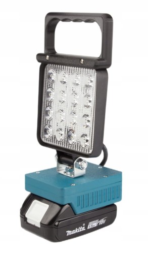 Lampa do Makita 18V robocza warsztatowa halogen szperacz latarka 48W 16 LED