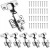 6x ZAWIAS MEBLOWY PROSTY NAKŁADANY 110 STOPNI REGULACJA CICHY DOMYK + ŚRUBY
