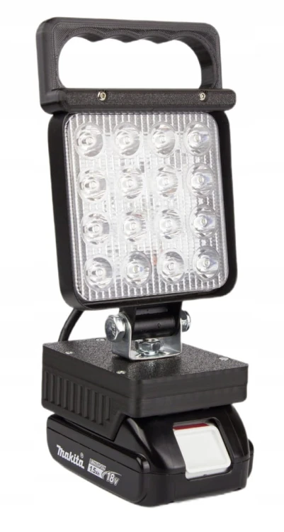 Lampa do Makita 18V robocza warsztatowa halogen szperacz latarka 48W 16 LED