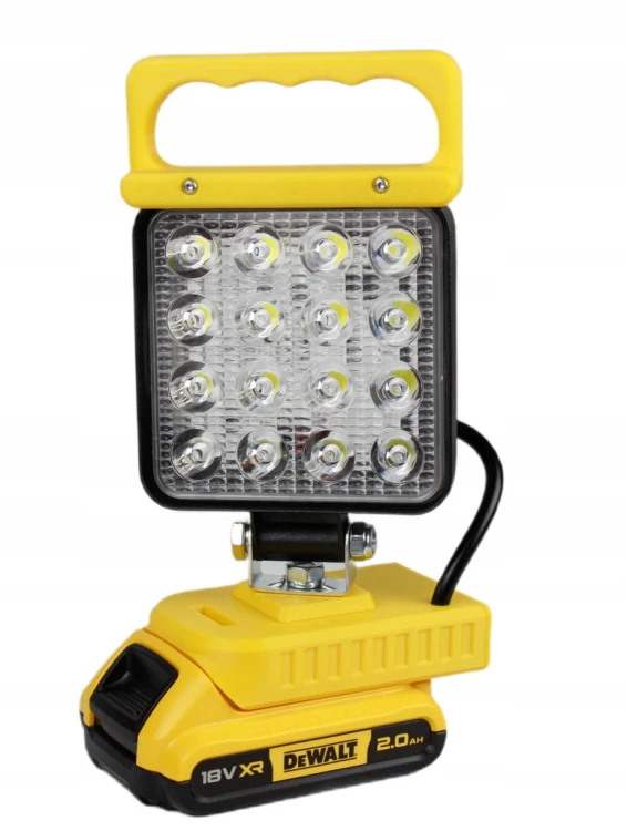 Lampa do DEWALT XR 18V 20V robocza warsztatowa halogen latarka 48W 16 LED
