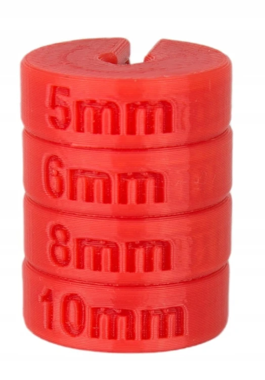 OGRANICZNIKI do wierteł 5mm, 6mm, 8mm, 10mm ZESTAW + śrubki + imbus