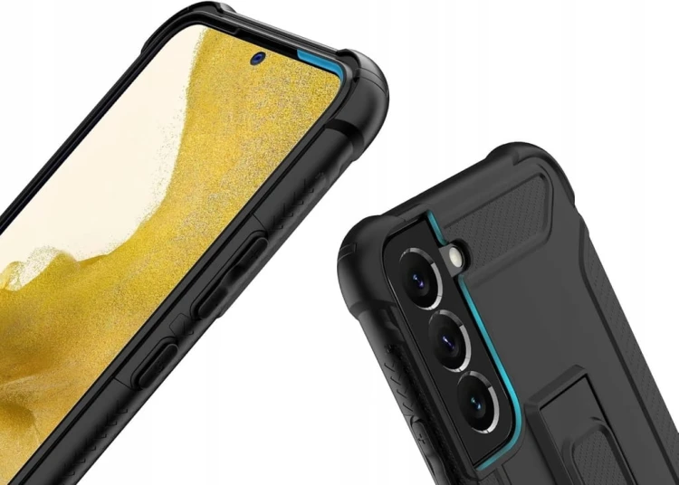 Galaxy S22 Plus Pancerne etui + 2x szkło 9H case obudowa 360 uchwyt