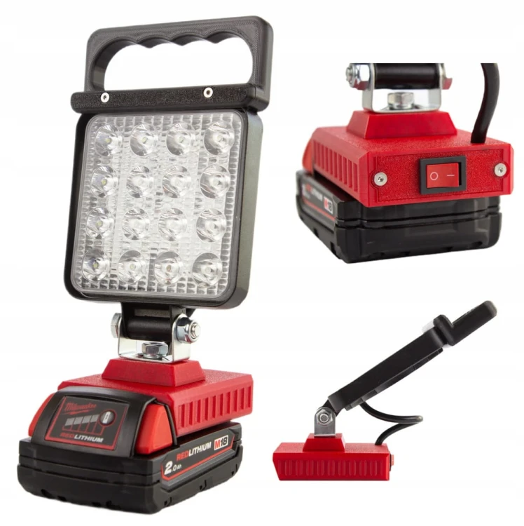 Lampa do MILWAUKEE M18 18V robocza warsztatowa na akumulator 48W 16 LED
