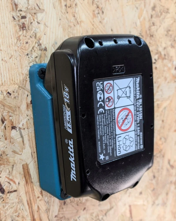 6x Uchwyt Wieszak na akumulator baterie Makita 18V LXT mocne solidne