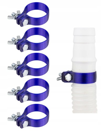 5x ZACISK OBEJMA OPASKA ZŁĄCZKA DO WĘŻA RURY BASENU INTEX BESTWAY Ø 32 mm