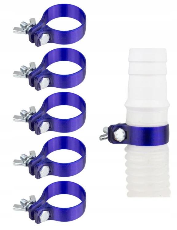 5x ZACISK OBEJMA OPASKA ZŁĄCZKA DO WĘŻA RURY BASENU INTEX BESTWAY Ø 32 mm