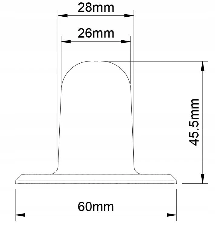 KOREK ZATYCZKA WLOTU WYLOTU WODY DO BASENU BESTWAY INTEX śr. 28mm dł. 4,5cm