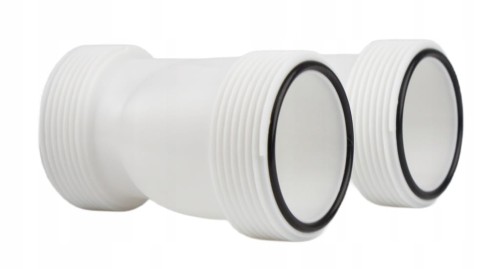ZŁĄCZKA WĘŻA RURY BASENOWEJ ROZDZIELACZ TRÓJNIK BASENU 38MM Z GWINTAMI 60MM