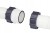 Złączka do rury węża basenowego 38mm z gwintem 60mm INTEX BESTWAY + ORINGI