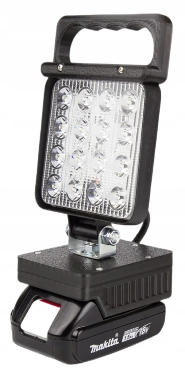 Lampa do Makita 18V robocza warsztatowa halogen szperacz latarka 48W 16 LED