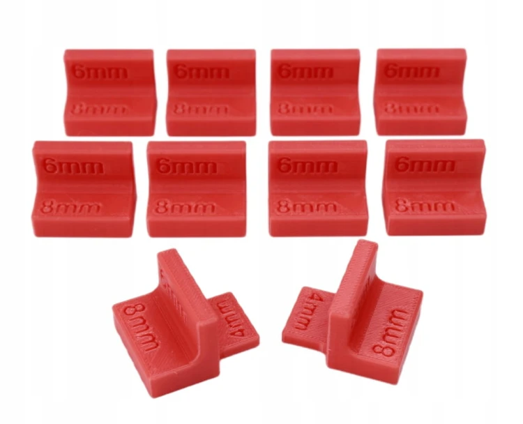 Dystans Dystanse do DESEK Tarasowych budowy tarasów 8mm 6mm 4mm 10 sztuk