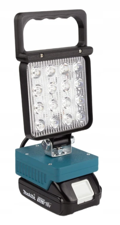 Lampa do Makita 18V robocza warsztatowa halogen szperacz latarka 48W 16 LED