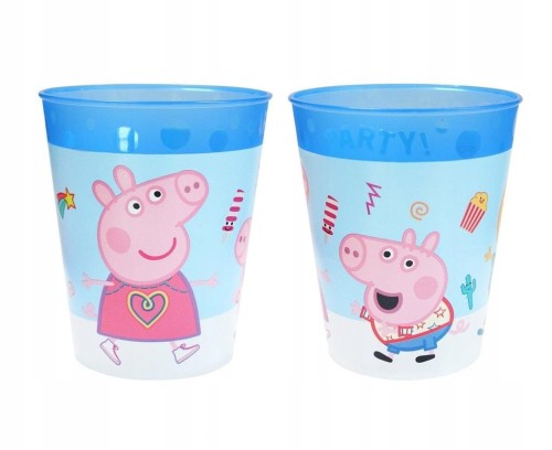 Kubek Kubeczek Plastikowy Wielokrotnego Użytku Świnka Peppa PIG 250ml