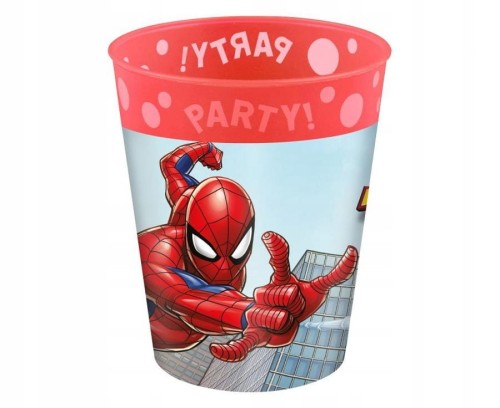 KUBEK plastikowy WIELORAZOWY SPIDERMAN człowiek pająk MARVEL 250 ml 1 szt