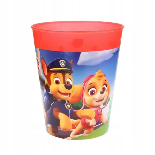 KUBEK plastikowy PSI PATROL wielorazowy CHASE MARSHALL RUBBLE SKYE Paw