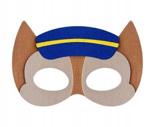 MASKA filcowa PSIA BRYGADA przebranie POLICJANT PIES