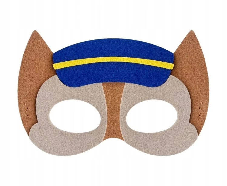 MASKA filcowa PSIA BRYGADA przebranie POLICJANT PIES