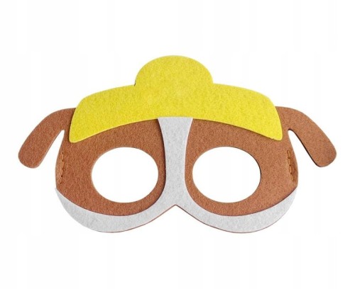 MASKA filcowa PSIA BRYGADA przebranie KONSTRUKTOR robotnik PIES