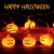 Girlanda LED Halloween Dynia 3m 20 diod na baterie AA lampki dynie wiszące