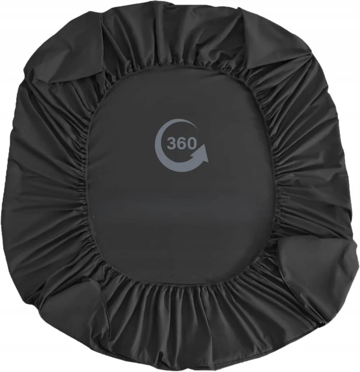 Prześcieradło JERSEY z gumką 180x200 PREMIUM Ciemny Szary Antracyt