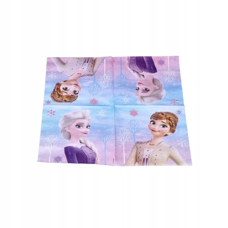 Serwetki Frozen Kraina Lodu Elsa 20 Sztuk Urodziny 33cm Papierowe