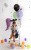 BALONY foliowe CZAROWNICA nietoperze HALLOWEEN 6 s