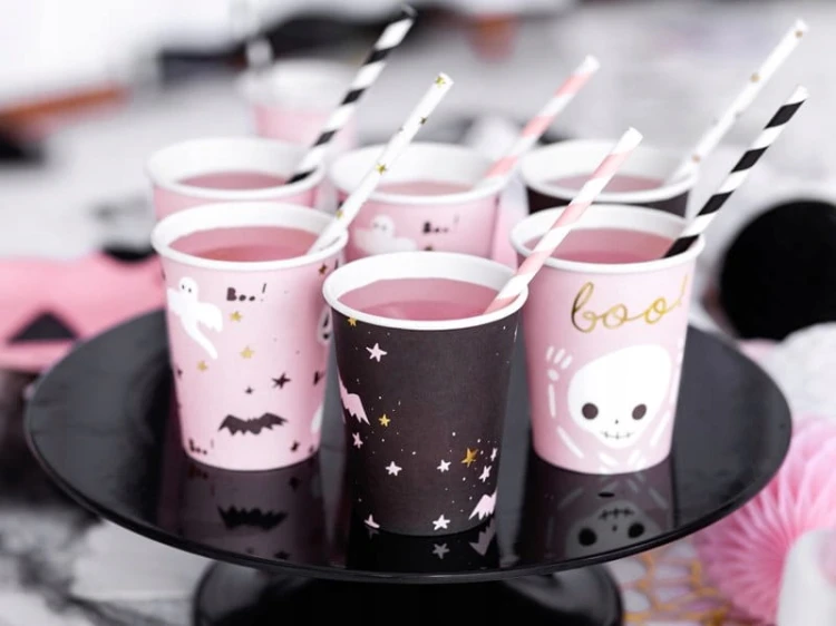 Kubeczki papierowe Halloween boo! 220 ml 6 szt.