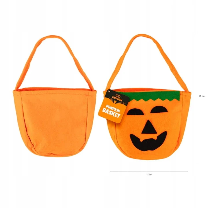 TOREBKA torba NA CUKIERKI słodycze halloween DYNIA wiaderko
