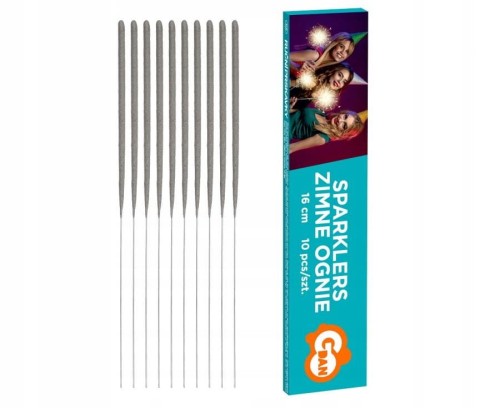 Zimne ognie sztuczne FAJERWERKI 16 cm 10 szt