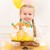 TOPPERY Pikery na tort ciasto BABECZKI Marchewki Wielkanoc Dekoracja 6 szt