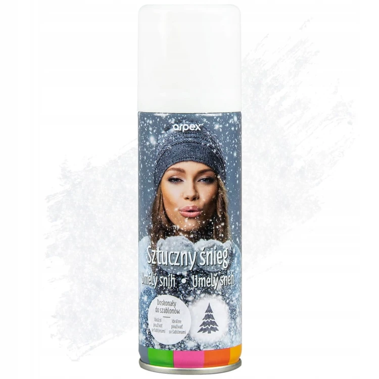 ŚNIEG W SPRAYU sztuczny ozdobny spray na święta 125 ml