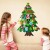 CHOINKA Z FILCU NA RZEPY DIY DLA DZIECI 100X70 CM OZDOBY ŚWIĄTECZNE ZESTAW