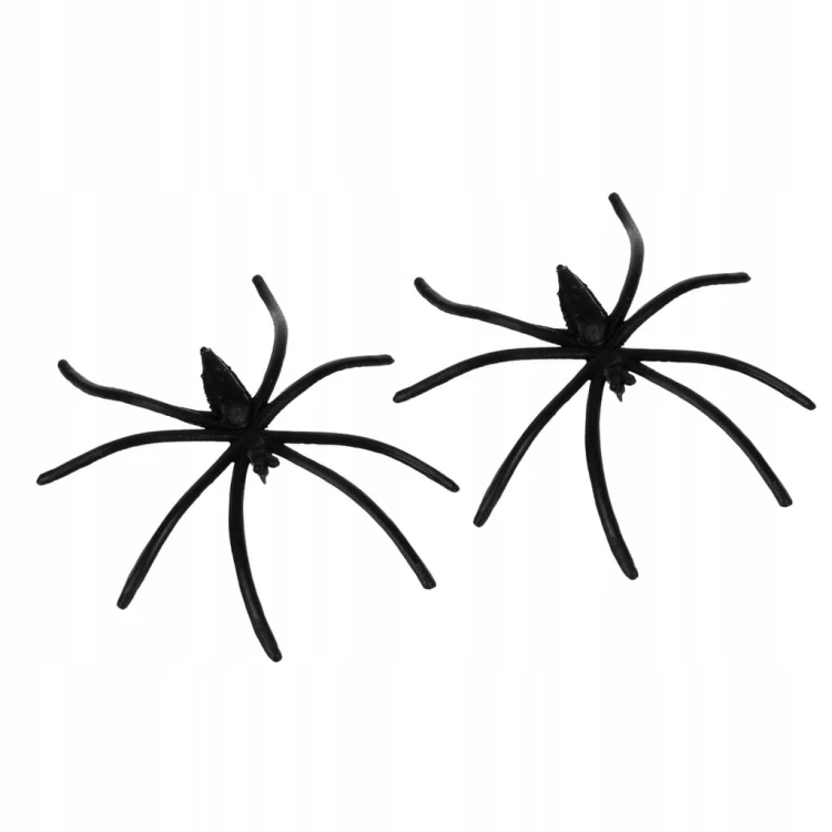 Sztuczna PAJĘCZYNA BIAŁA HALLOWEEN DEKORACJA DUŻA 2 pająki 60g