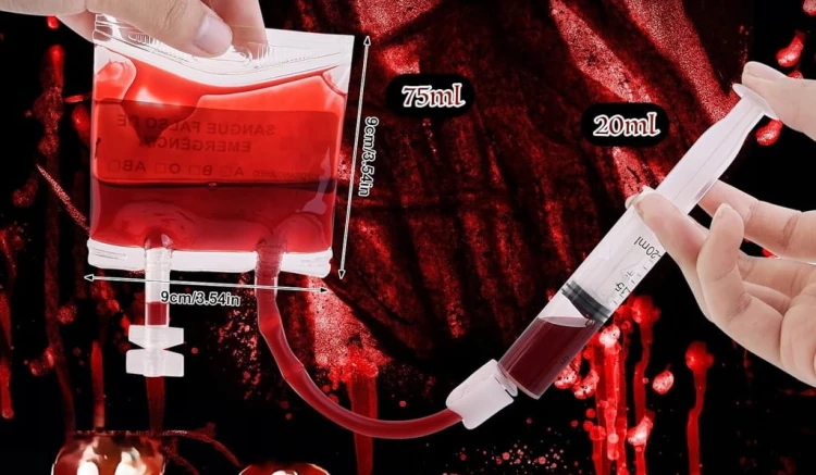 Sztuczna krew zombie wampir 75ml Halloween cosplay makijaż dekoracyjna