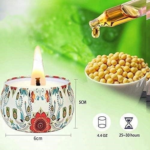 ŚWIECA ZAPACHOWA SOJOWA W Puszce Wanilia 125g NATURALNA Waniliowa