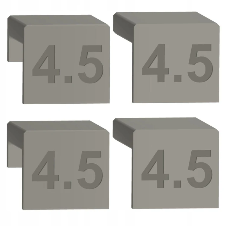 Dystanse do regulacji frontów 4,5mm 4 sztuki