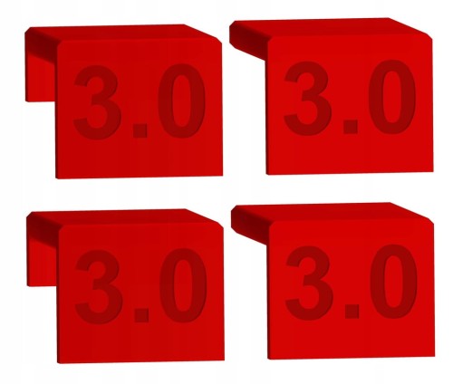 Dystanse do regulacji frontów 3mm 4 sztuki