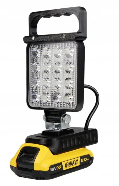 Lampa do DEWALT XR 18V 20V robocza warsztatowa halogen latarka 48W 16 LED