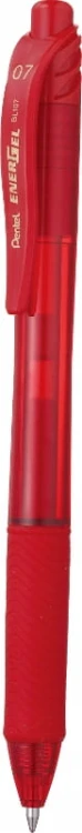 PIÓRO KULKOWE BL107 ENERGEL 0,7mm PENTEL CZERWONE Żelopis Żelowe