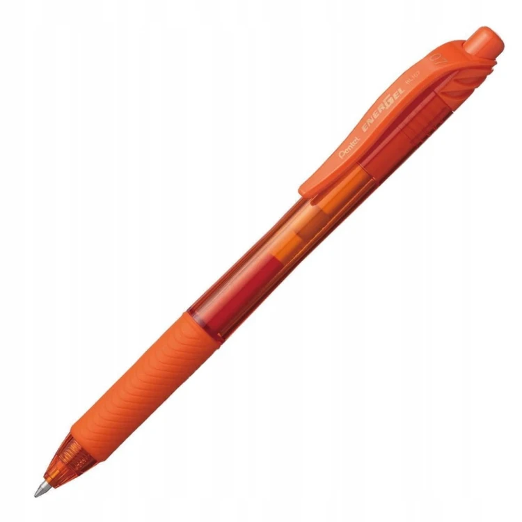 PIÓRO KULKOWE BL107 ENERGEL 0,7mm PENTEL POMARAŃCZOWE orange Żelopis Żelowe