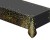OBRUS foliowy czarny złote GROSZKI dekoracja 183 cm x 137 cm