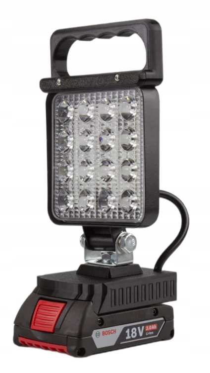 Lampa do BOSCH 18V PRO robocza warsztatowa halogen na akumulator 48W 16 LED