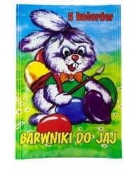 Barwniki do jajek jaj pisanki 5 kolorów WIELKANOC