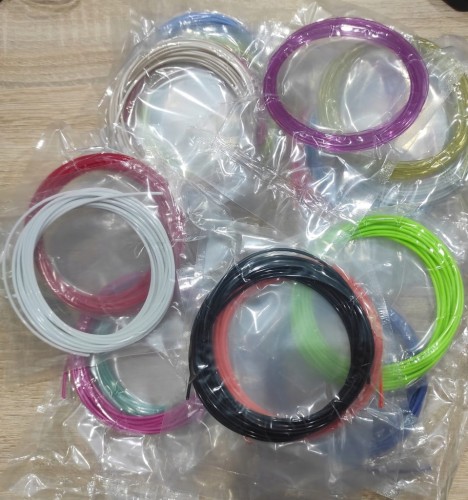 Wkłady do długopisu 3D PLA 1,75mm 20 szt x5m 100m