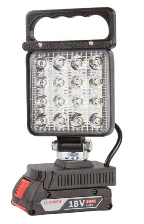 Lampa do BOSCH 18V PRO robocza warsztatowa halogen na akumulator 48W 16 LED