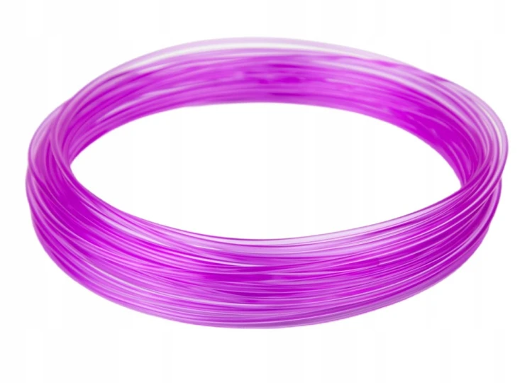 Wkład do długopisu 3D Pen FILAMENT PLA 1,75mm 10m transparentny fioletowy