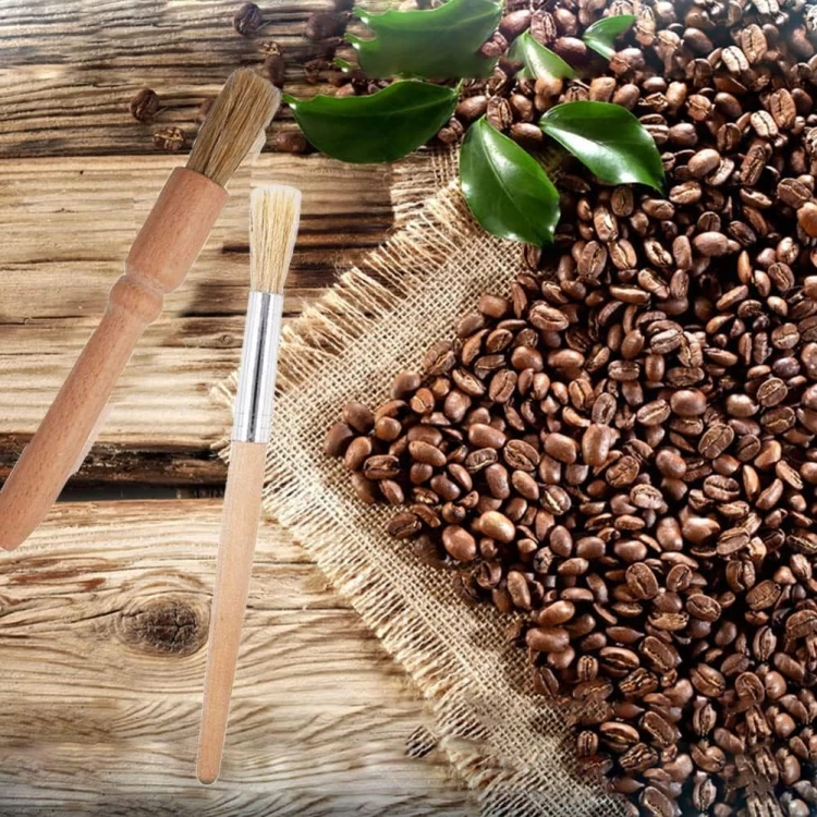 ZESTAW SZCZOTEK PĘDZELI DO CZYSZCZENIA MŁYNKA DO KAWY EKSPRESU BARISTA