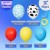 Zestaw 68 balonów czerwone żółte niebieskie toy farma 12 cali 30 cm story