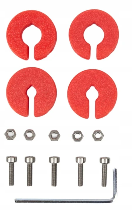OGRANICZNIKI do wierteł 5mm, 6mm, 8mm, 10mm ZESTAW + śrubki + imbus